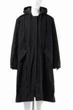Load image into Gallery viewer, 【SAMPLE SALE】A.F ARTEFACT BOA LINER HOODIE LONG COAT (BLACK)