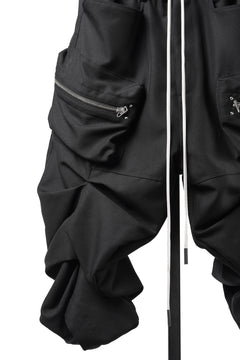 画像をギャラリービューアに読み込む, 【SAMPLE】A.F ARTEFACT MONSTER TUCK SHORTS / DENSE DRAPE TWILL (BLACK)