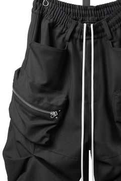 画像をギャラリービューアに読み込む, 【SAMPLE】A.F ARTEFACT MONSTER TUCK SHORTS / DENSE DRAPE TWILL (BLACK)