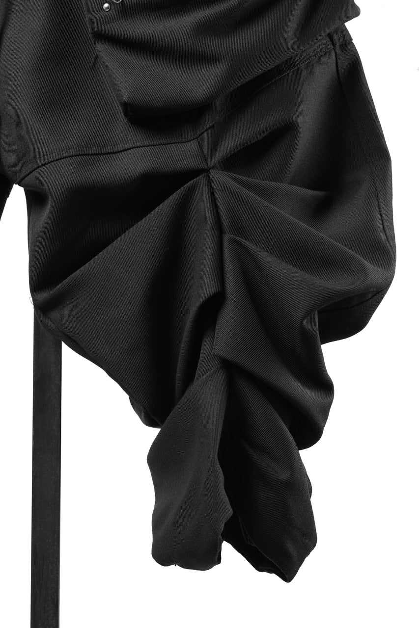 画像をギャラリービューアに読み込む, 【SAMPLE】A.F ARTEFACT MONSTER TUCK SHORTS / DENSE DRAPE TWILL (BLACK)