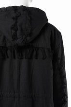 Load image into Gallery viewer, 【SAMPLE SALE】A.F ARTEFACT BOA LINER HOODIE LONG COAT (BLACK)