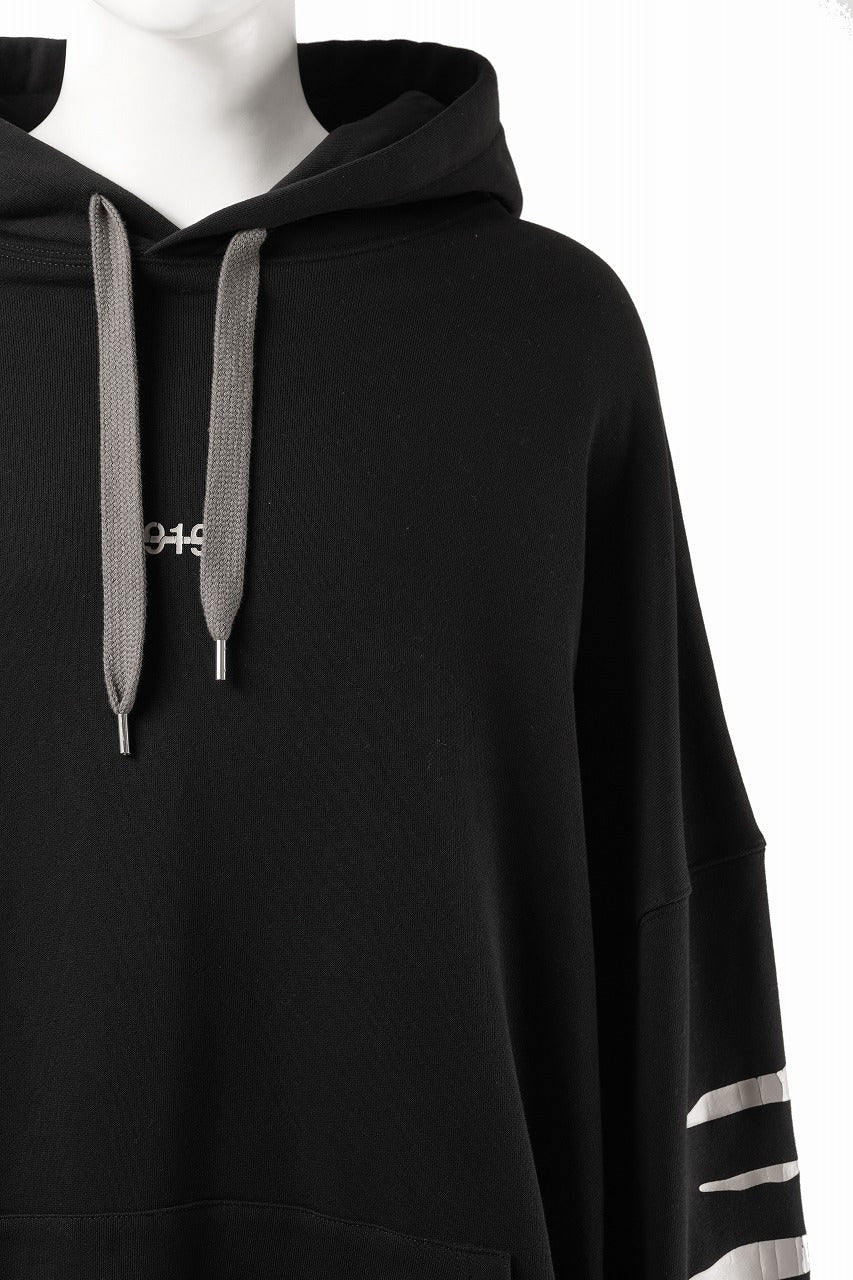 画像をギャラリービューアに読み込む, 【SAMPLE SALE】A.F ARTEFACT JUMBO SWEAT HOODIE / PRINT TYPE-B (BLACK)