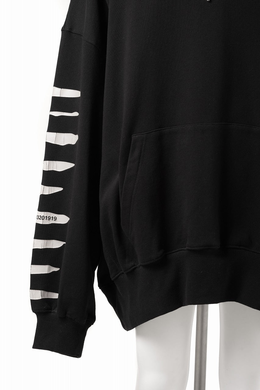 画像をギャラリービューアに読み込む, 【SAMPLE SALE】A.F ARTEFACT JUMBO SWEAT HOODIE / PRINT TYPE-B (BLACK)