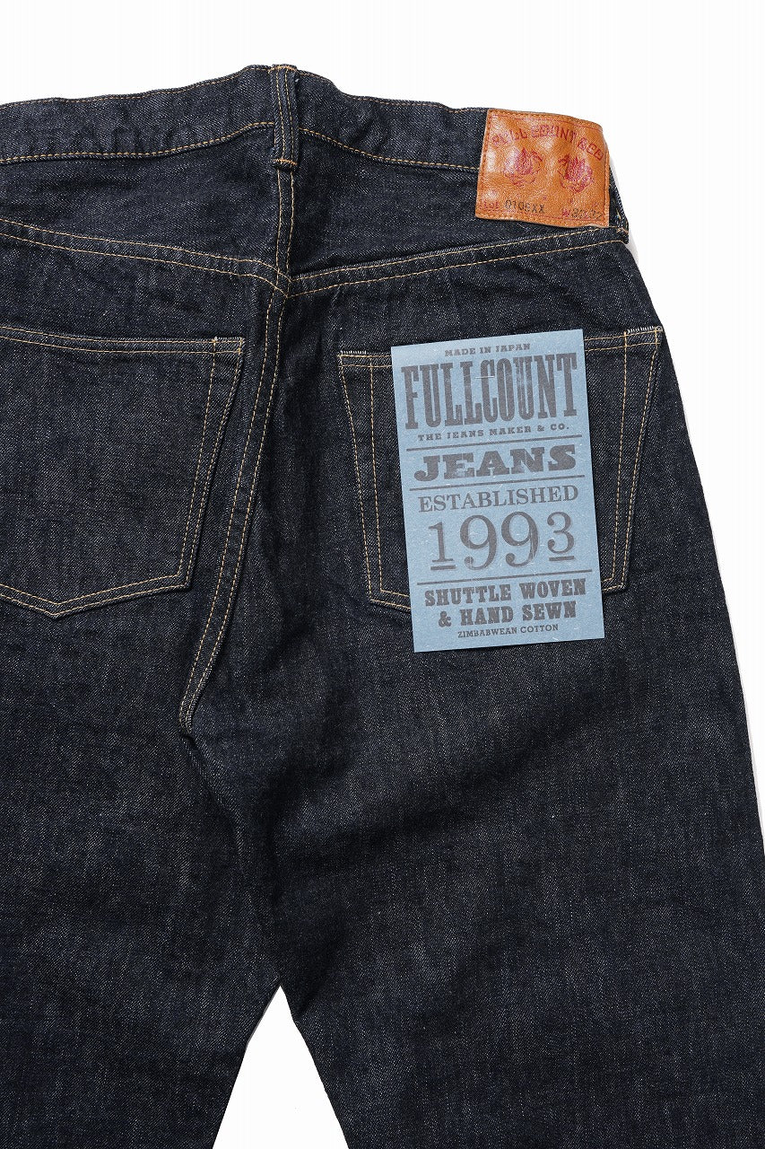 画像をギャラリービューアに読み込む, FULLCOUNT 0105XXW Wide Jeans / 15.5oz Zimbabwe Selvedge Denim (INDIGO BLUE / ONE WASHED)