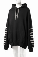 画像をギャラリービューアに読み込む, 【SAMPLE SALE】A.F ARTEFACT JUMBO SWEAT HOODIE / PRINT TYPE-B (BLACK)