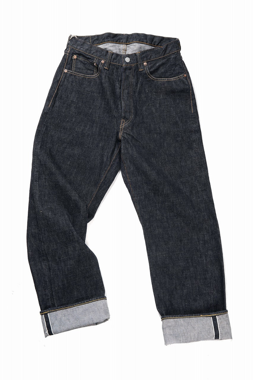 画像をギャラリービューアに読み込む, FULLCOUNT 0105XXW Wide Jeans / 15.5oz Zimbabwe Selvedge Denim (INDIGO BLUE / ONE WASHED)