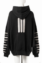 画像をギャラリービューアに読み込む, 【SAMPLE SALE】A.F ARTEFACT JUMBO SWEAT HOODIE / PRINT TYPE-B (BLACK)