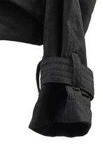 Load image into Gallery viewer, 【SAMPLE】A.F ARTEFACT CROPPED MILITARY BLOUSON / SOFT LUSTER TWILL (BLACK)