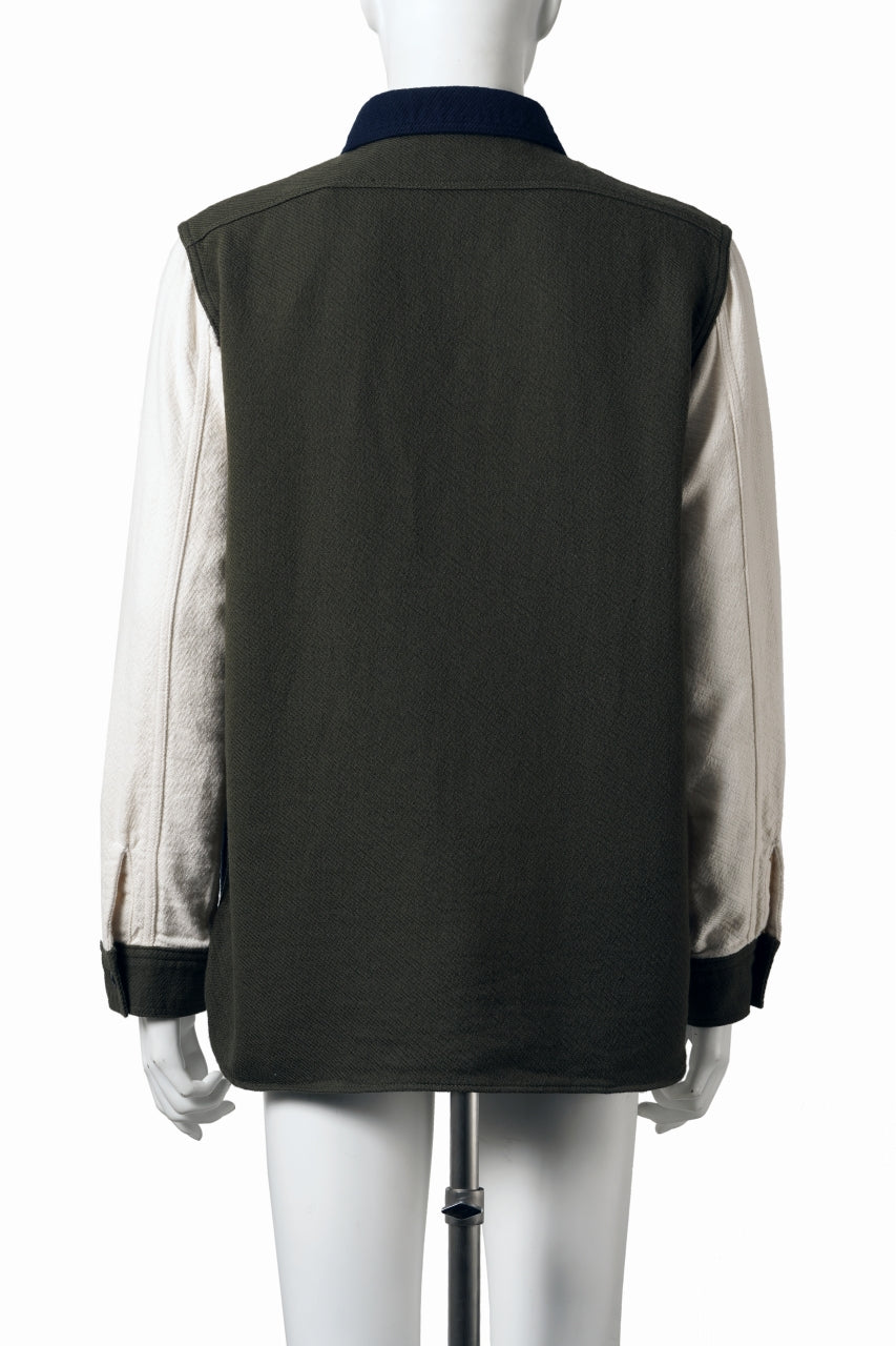 画像をギャラリービューアに読み込む, FULLCOUNT CRAZY PATTERN FLANNEL WORK SHIRT (TYPE A)