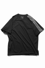 画像をギャラリービューアに読み込む, Y-3 Yohji Yamamoto RAW EDGE 3 STRIPES SHORT SLEEVE TEE (BLACK)