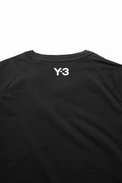 画像をギャラリービューアに読み込む, Y-3 Yohji Yamamoto RAW EDGE 3 STRIPES SHORT SLEEVE TEE (BLACK)