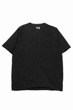 画像をギャラリービューアに読み込む, Y-3 Yohji Yamamoto RAW EDGE 3 STRIPES SHORT SLEEVE TEE (BLACK)