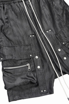 画像をギャラリービューアに読み込む, A.F ARTEFACT CARGO SHORTS / UNEVEN TEXTURE (DARK GREY)