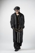 画像をギャラリービューアに読み込む, YUTA MATSUOKA collarless shirt / hard twist yarn horse cloth (dark brown)