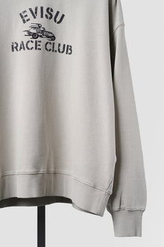 画像をギャラリービューアに読み込む, EVISU EJ, EVISU RACING CLUB SWEATSHIRT-RELAX FIT (ECRU)