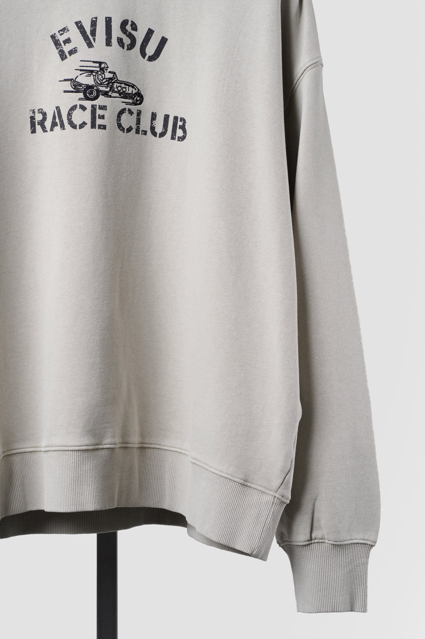 画像をギャラリービューアに読み込む, EVISU EJ, EVISU RACING CLUB SWEATSHIRT-RELAX FIT (ECRU)