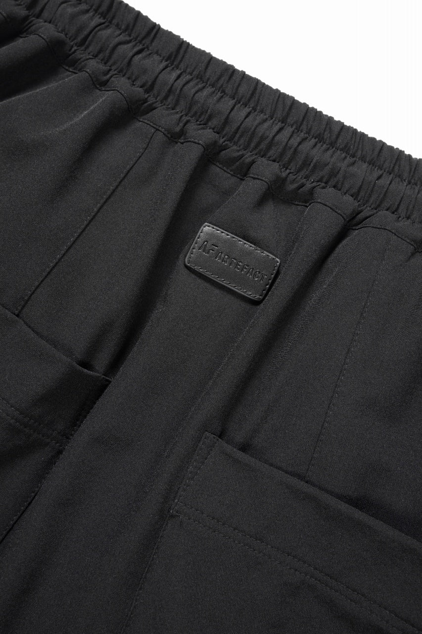 画像をギャラリービューアに読み込む, A.F ARTEFACT CARGO SHORTS / TECH SMOOTH (BLACK)