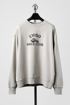 画像をギャラリービューアに読み込む, EVISU EJ, EVISU RACING CLUB SWEATSHIRT-RELAX FIT (ECRU)