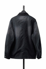 Load image into Gallery viewer, EVISU EJ, VINTAGE WASHED DAICOCK CHORE JACKET-RELAX FIT (BLACK)