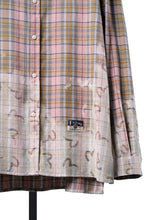 画像をギャラリービューアに読み込む, EVISU HT, SEAGULL AOP LS CHECKED SHIRT-REGULAR FIT (PINK CHECK)