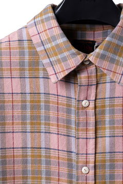 画像をギャラリービューアに読み込む, EVISU HT, SEAGULL AOP LS CHECKED SHIRT-REGULAR FIT (PINK CHECK)