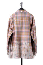 画像をギャラリービューアに読み込む, EVISU HT, SEAGULL AOP LS CHECKED SHIRT-REGULAR FIT (PINK CHECK)