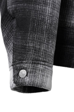 画像をギャラリービューアに読み込む, EVISU EJ, 3M THINSULATE PADDED GREY CHECK WORK QUILTED JACKET-RELAX FIT (GREY CHECK)