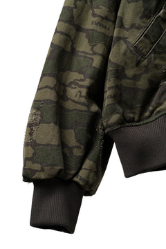 画像をギャラリービューアに読み込む, EVISU HT, CAMOUFLAGE BOMBER JACKET-LOOSE FIT (CAMOFLAGE)