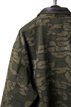 画像をギャラリービューアに読み込む, EVISU HT, CAMOUFLAGE BOMBER JACKET-LOOSE FIT (CAMOFLAGE)