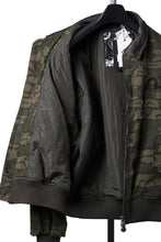 画像をギャラリービューアに読み込む, EVISU HT, CAMOUFLAGE BOMBER JACKET-LOOSE FIT (CAMOFLAGE)