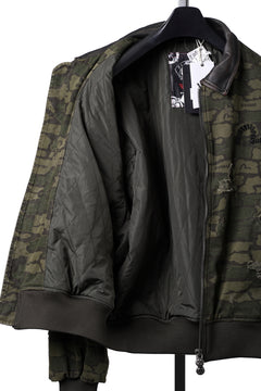 画像をギャラリービューアに読み込む, EVISU HT, CAMOUFLAGE BOMBER JACKET-LOOSE FIT (CAMOFLAGE)