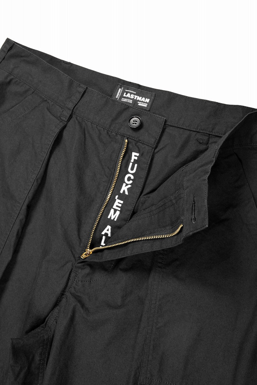 画像をギャラリービューアに読み込む, LASTMAN POPLIN MECHANIC PANTS (BLACK)