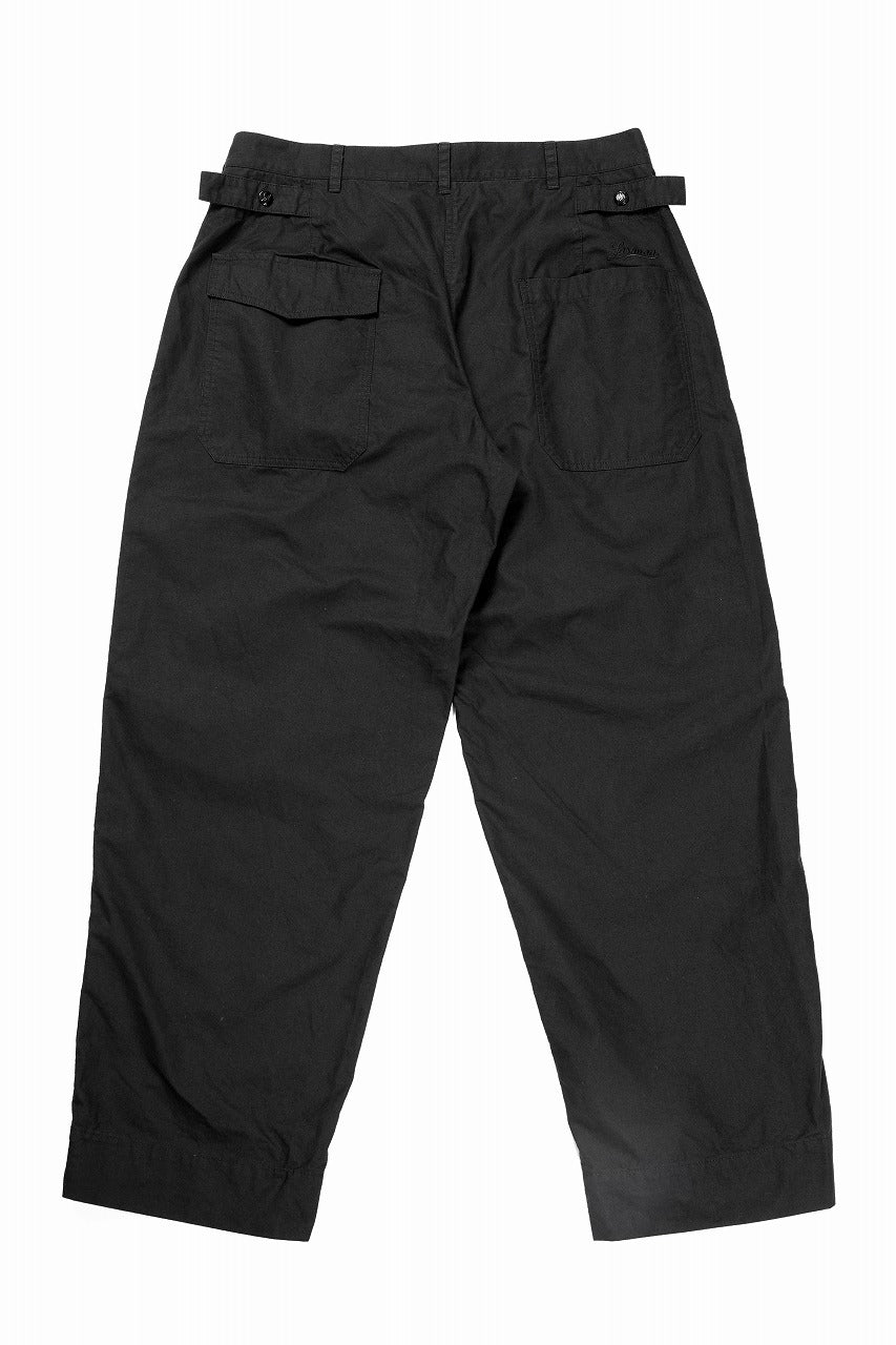 画像をギャラリービューアに読み込む, LASTMAN POPLIN MECHANIC PANTS (BLACK)