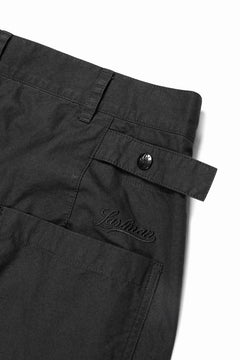 画像をギャラリービューアに読み込む, LASTMAN POPLIN MECHANIC PANTS (BLACK)