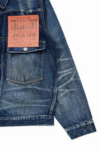 Load image into Gallery viewer, FULLCOUNT &quot;More Than just Fear&quot; Type 1 Denim Jacket / 13.7oz Zimbabwe Selvedge Denim (INDIGO BLUE)