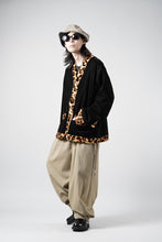 画像をギャラリービューアに読み込む, mastermind JAPAN LEOPARD VELVET CARDIGAN JACKET (BLACK x YELLOW)