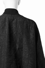 画像をギャラリービューアに読み込む, A.F ARTEFACT JUMBO MA-1 BLOUSON / DECORATIVE LATTICE PATTERN (BLACK)