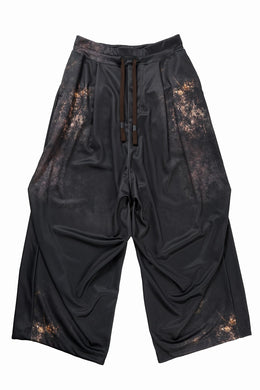 beauty : beast SUPER WIDE SAROUEL PANTS MK2 (BLACK SHAVING)