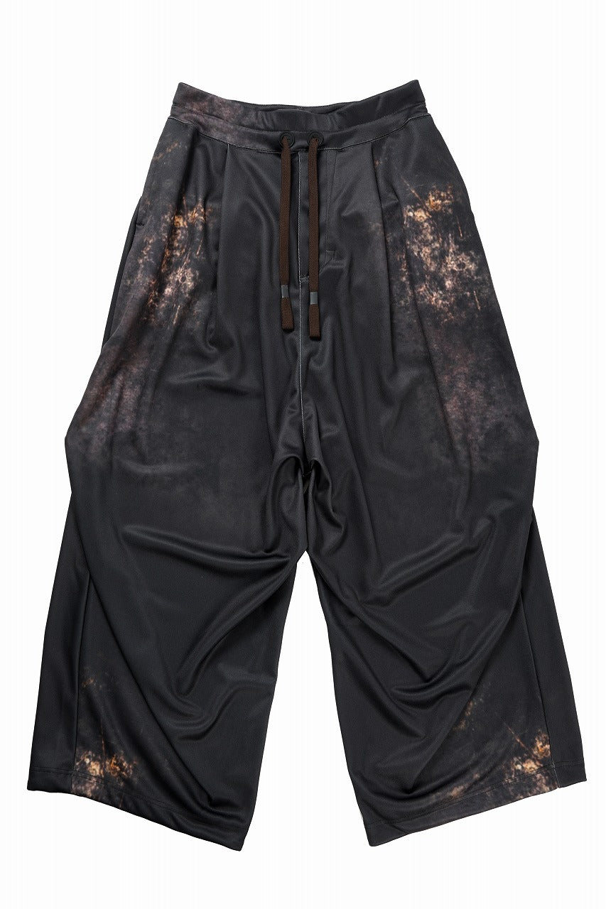 beauty : beast SUPER WIDE SAROUEL PANTS MK2 (BLACK SHAVING)