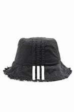 画像をギャラリービューアに読み込む, Y-3 Yohji Yamamoto STRIPES BUCKET HAT (BLACK)