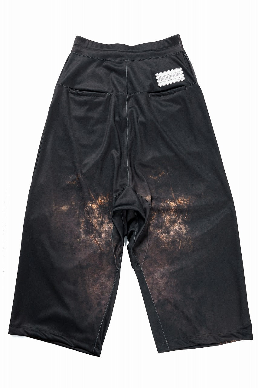beauty : beast SUPER WIDE SAROUEL PANTS MK2 (BLACK SHAVING)