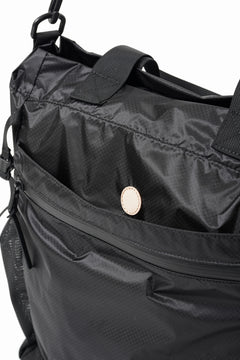 画像をギャラリービューアに読み込む, F/CE. CORDURA SIL NYLON 2WAY TOTE (BLACK)
