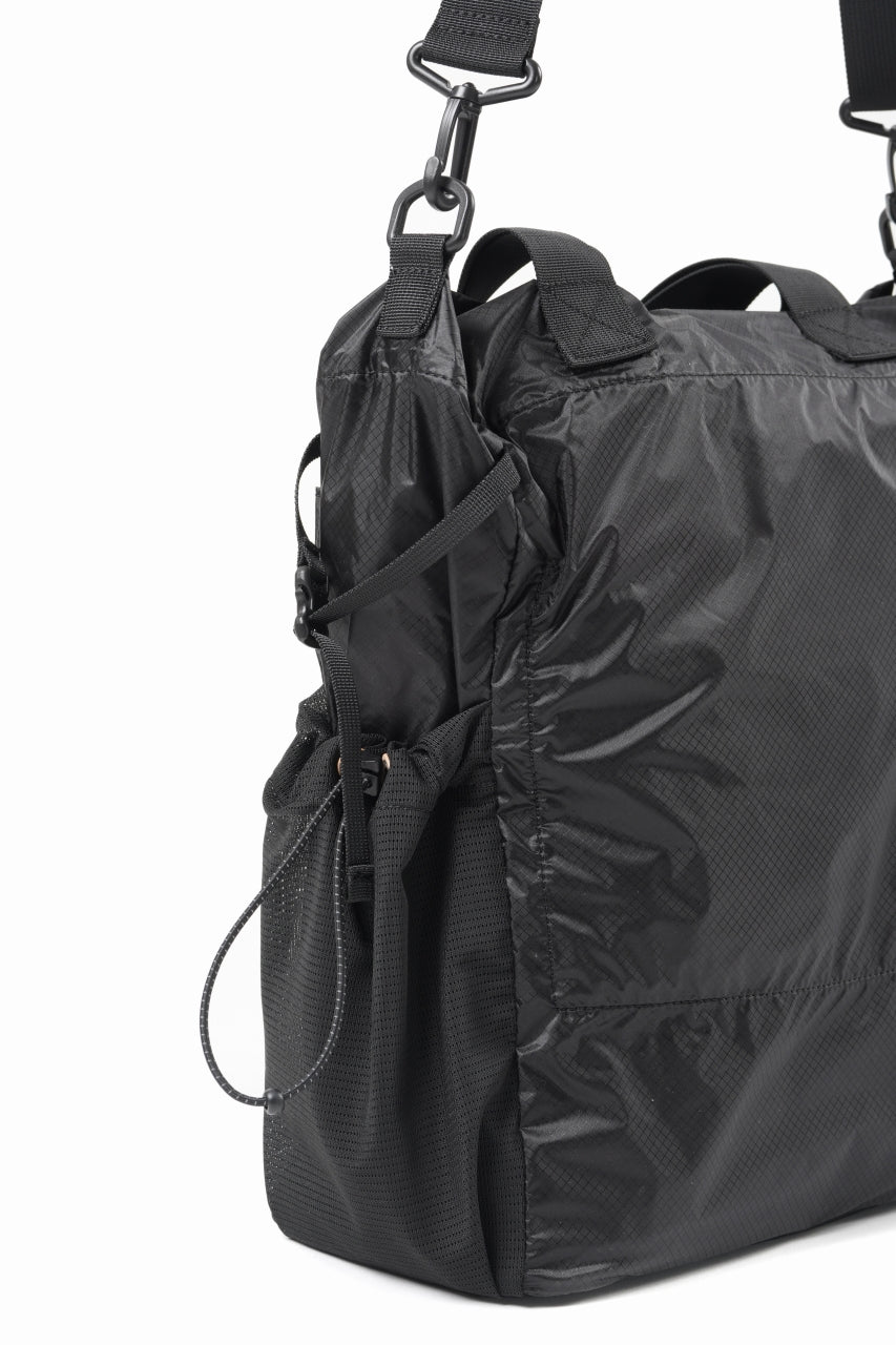 画像をギャラリービューアに読み込む, F/CE. CORDURA SIL NYLON 2WAY TOTE (BLACK)