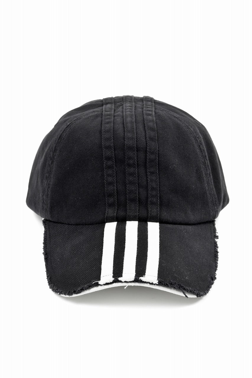 画像をギャラリービューアに読み込む, Y-3 Yohji Yamamoto STRIPES CAP (BLACK)