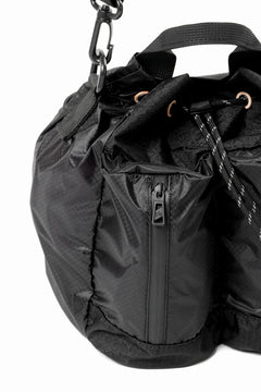 画像をギャラリービューアに読み込む, F/CE. CORDURA SIL NYLON DRAWSTRING (BLACK)