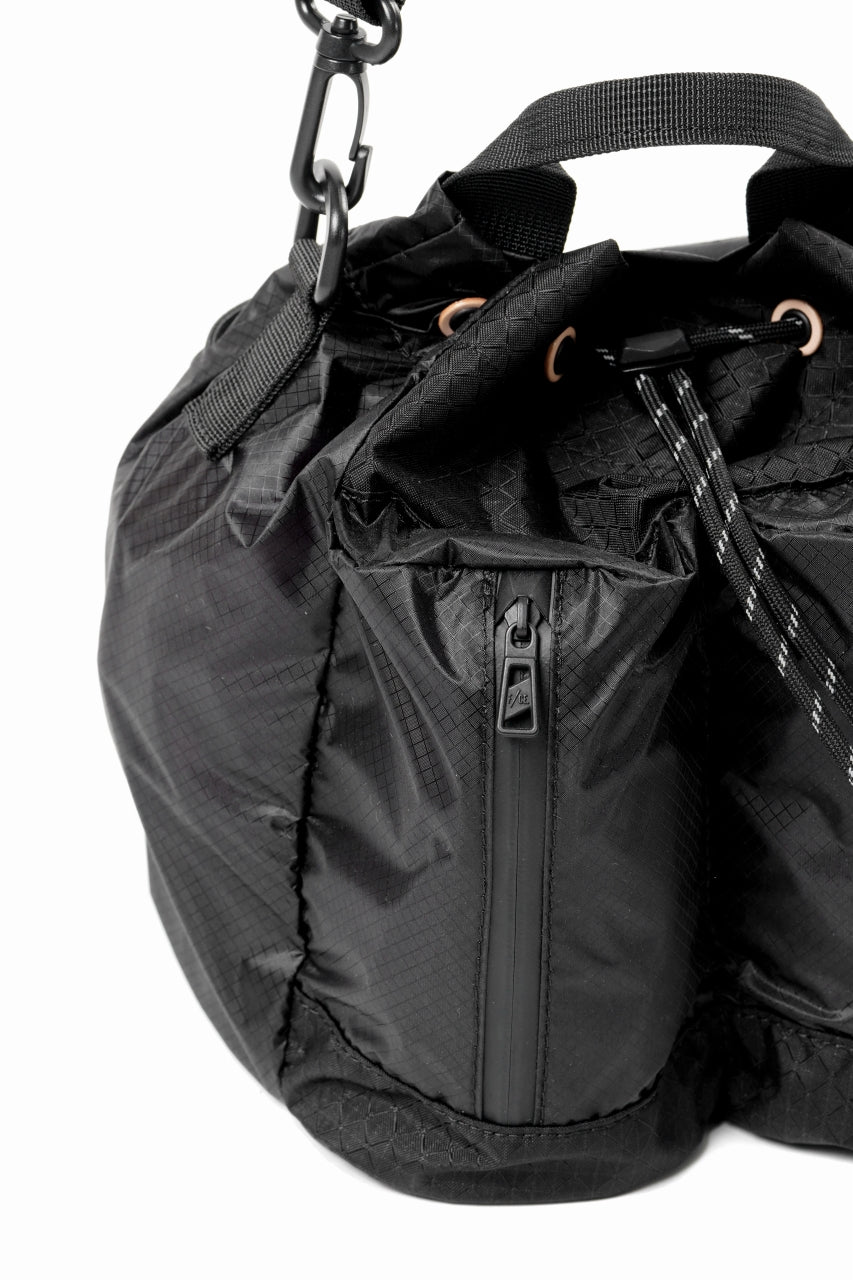 画像をギャラリービューアに読み込む, F/CE. CORDURA SIL NYLON DRAWSTRING (BLACK)