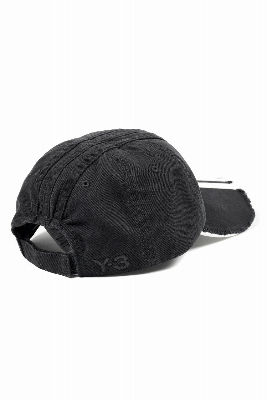 画像をギャラリービューアに読み込む, Y-3 Yohji Yamamoto STRIPES CAP (BLACK)