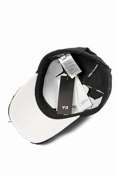 画像をギャラリービューアに読み込む, Y-3 Yohji Yamamoto STRIPES CAP (BLACK)