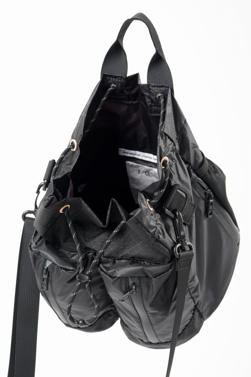 画像をギャラリービューアに読み込む, F/CE. CORDURA SIL NYLON DRAWSTRING (BLACK)