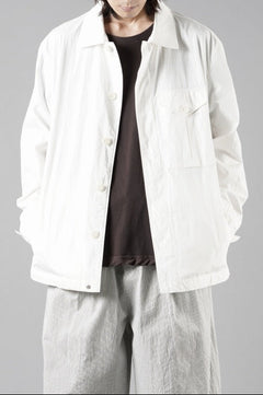 画像をギャラリービューアに読み込む, Ten c MID LAYER / SHORT JACKET (BIANCO OTTICO)